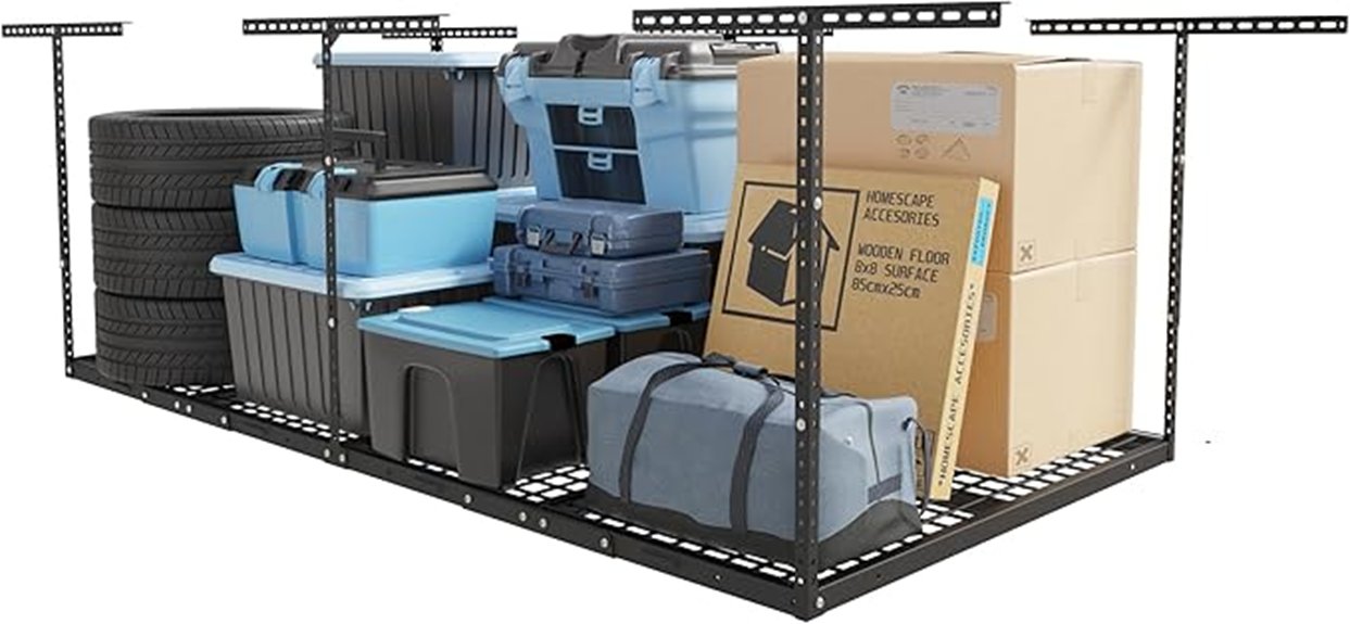 heavy duty overhead storage rack