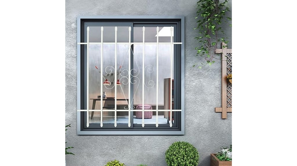 heavy duty window security bars