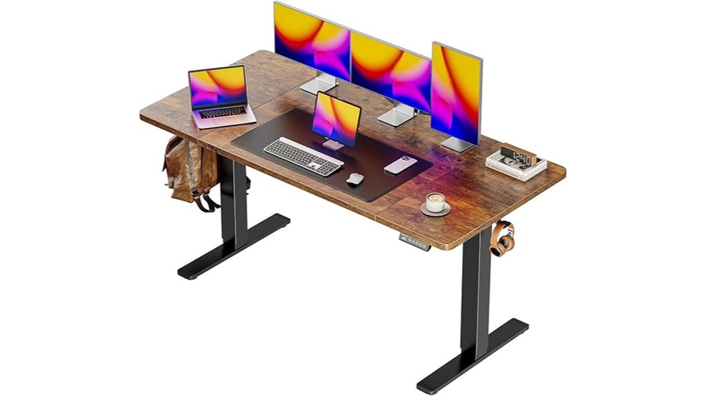 height adjustable standing desk