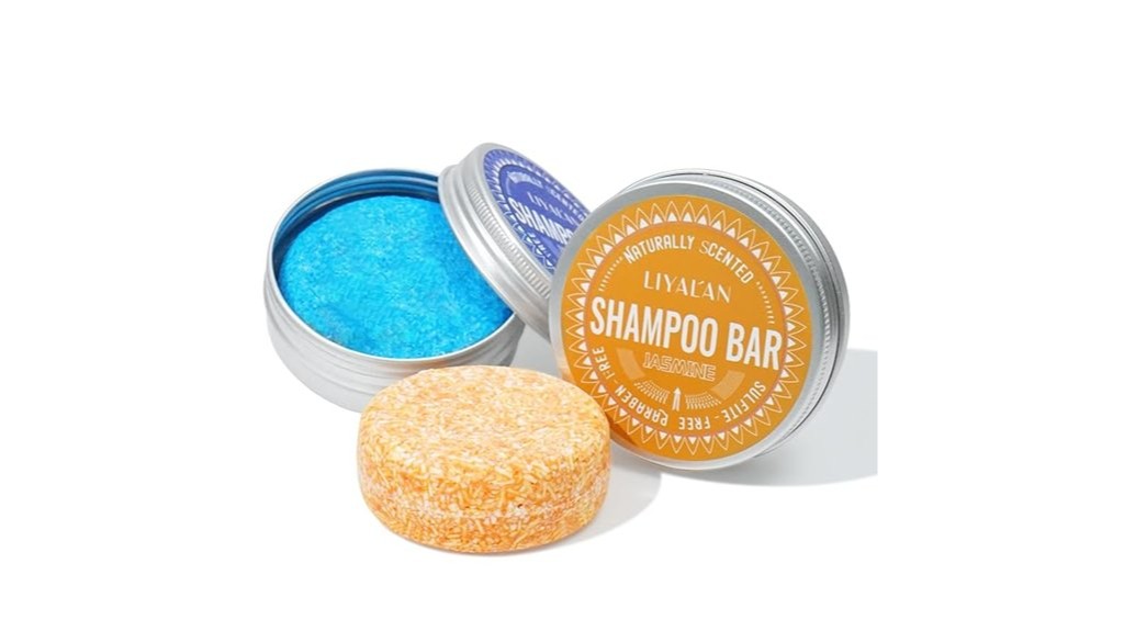 herbal infused shampoo bar duo