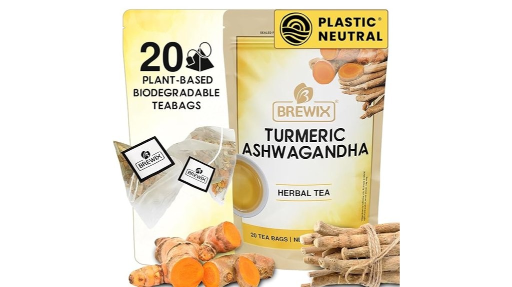 herbal wellness tea with turmeric