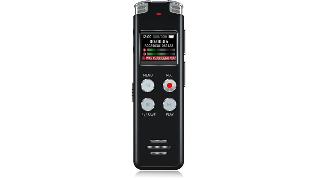 high capacity digital audio recorder
