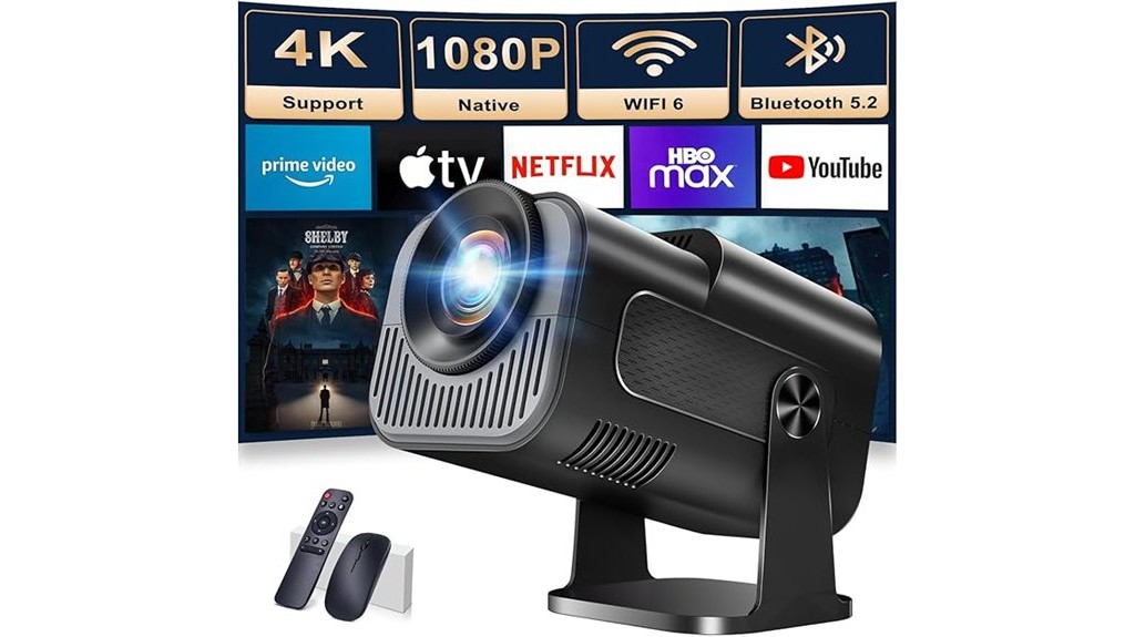 high definition wireless portable projector