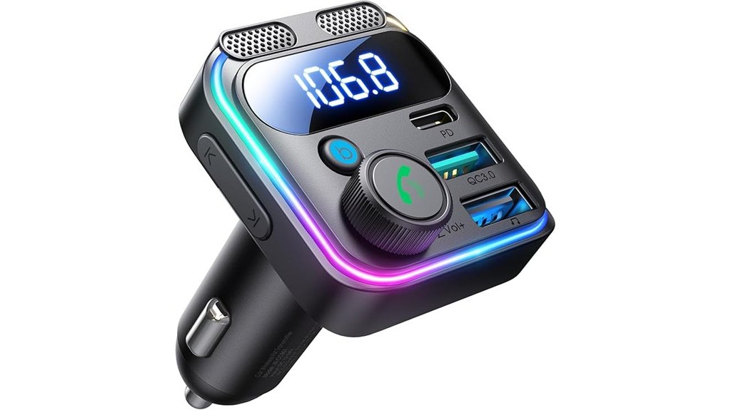 high power bluetooth car adapter