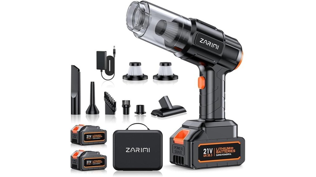 high power cordless car vacuum