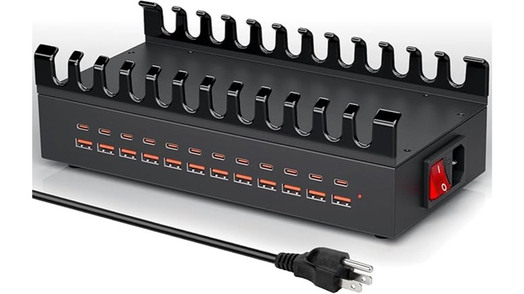 high power usb charging station
