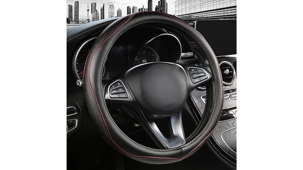 high quality cowhide car steering