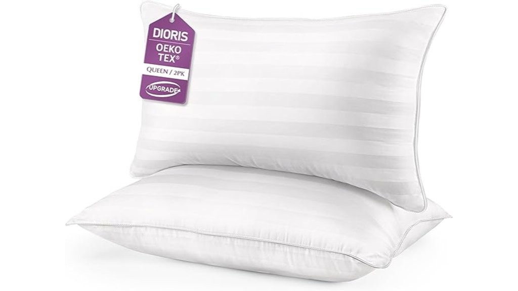 high quality queen sized pillows