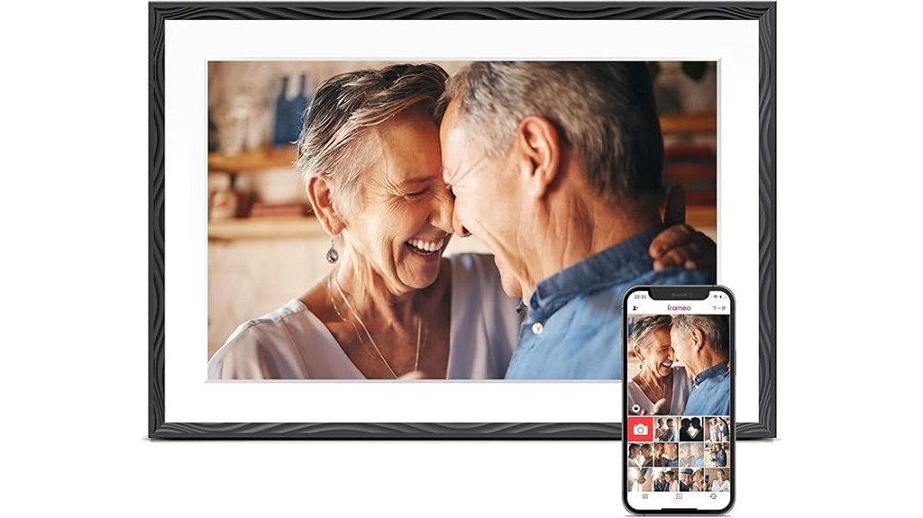 high resolution touchscreen frame