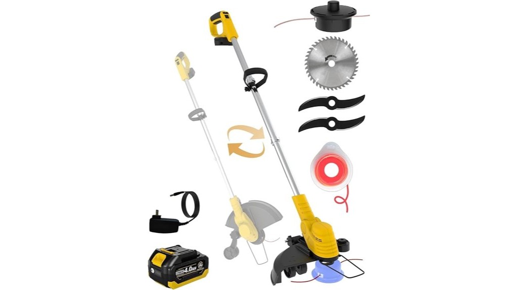 high speed cordless weed trimmer