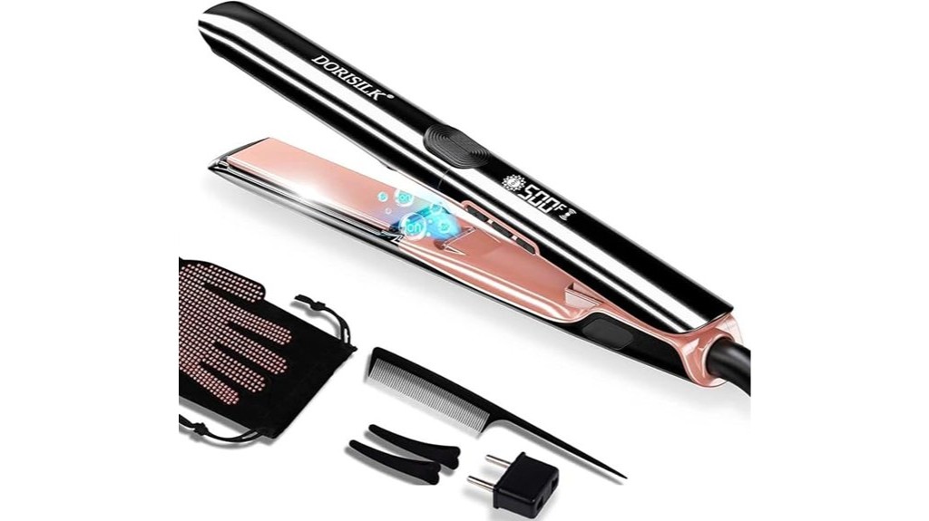 high temperature hair straightener