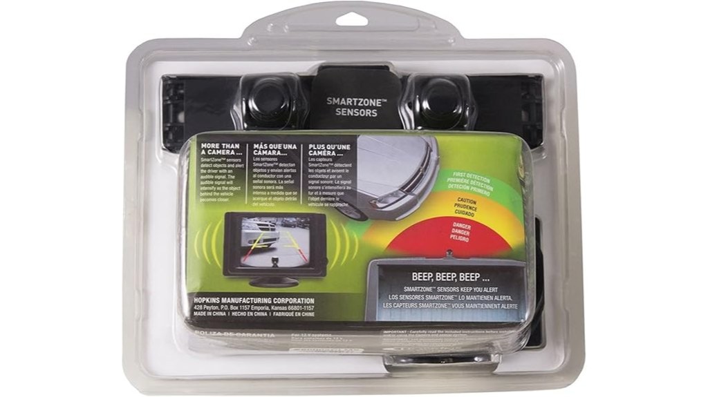 hitch backup camera sensor system