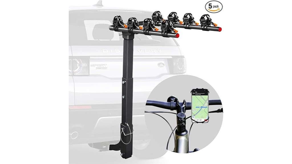 hitch mounted 2 bike car carrier