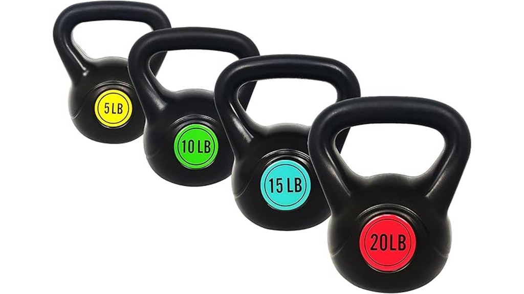 home gym strength training kettlebell