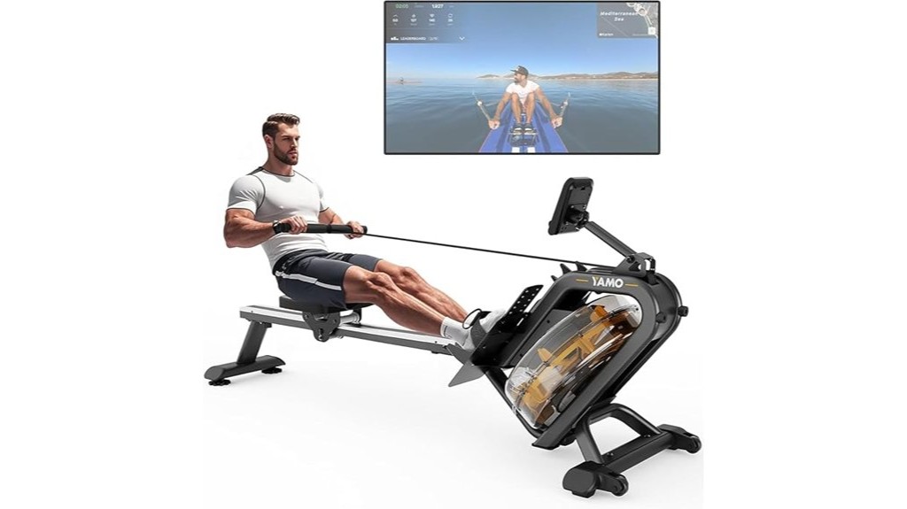 home water rowing machine