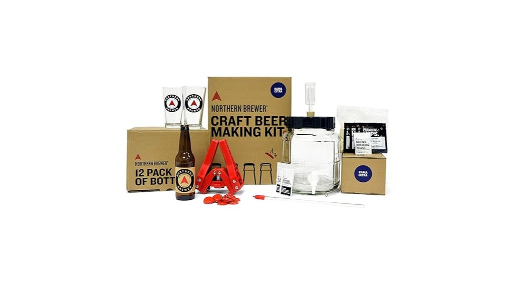 homebrewing starter kit 1 gallon kama citra ipa