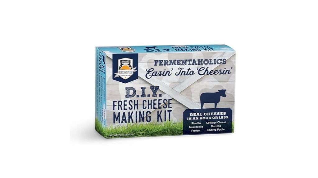 homemade artisanal cheese crafting kit