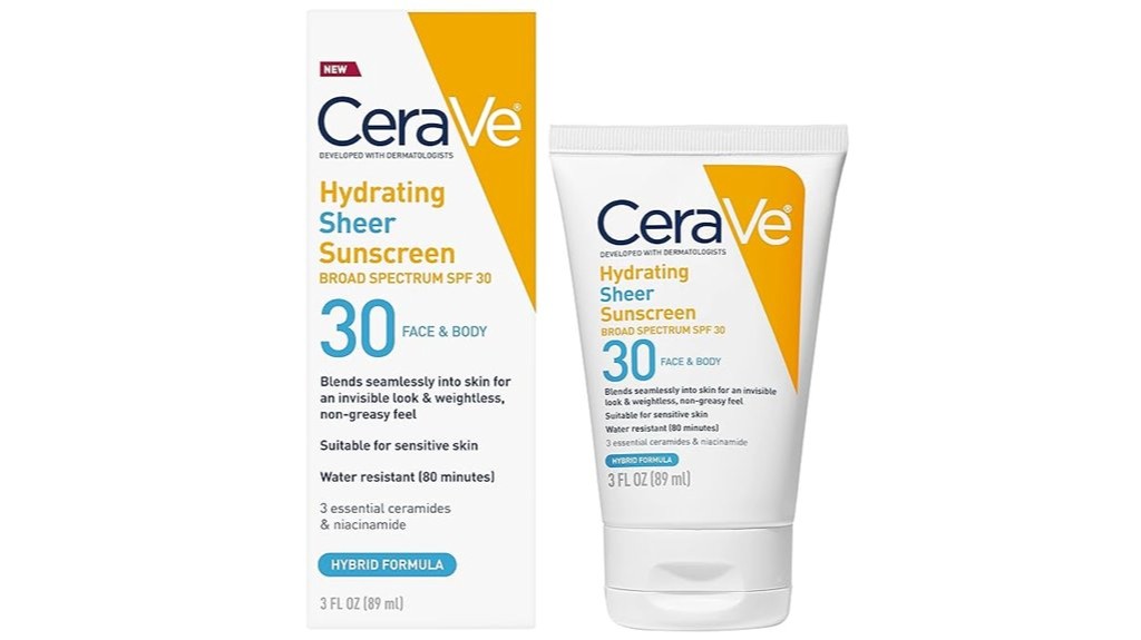 hydrating sheer sunscreen spf 30