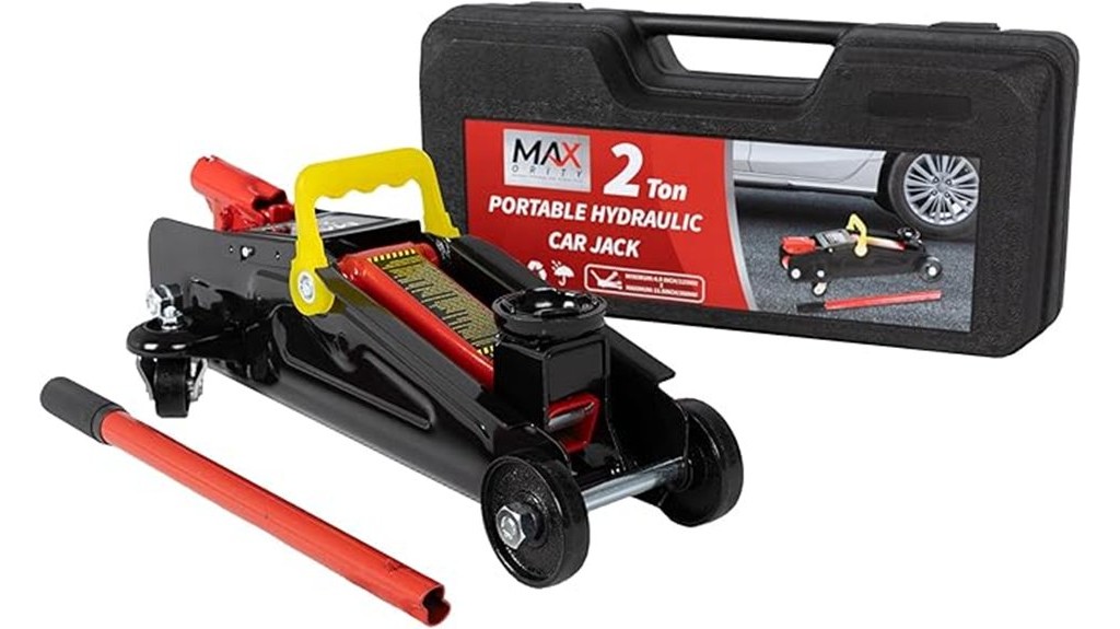 hydraulic garage floor jack set