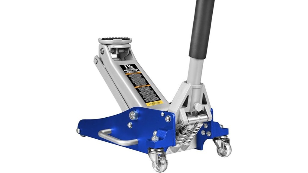 hydraulic low profile racing floor jack