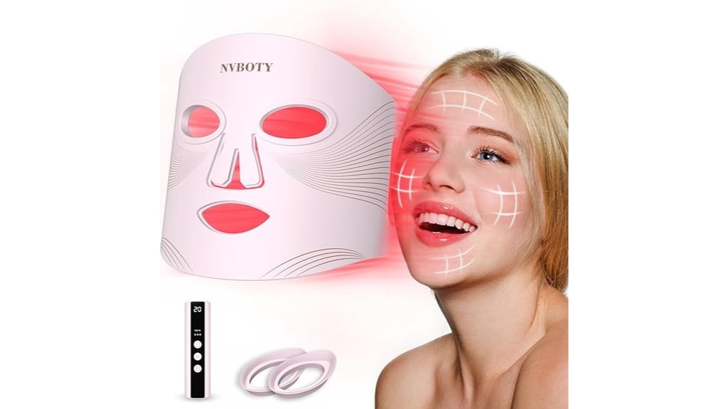 illuminating facial light therapy