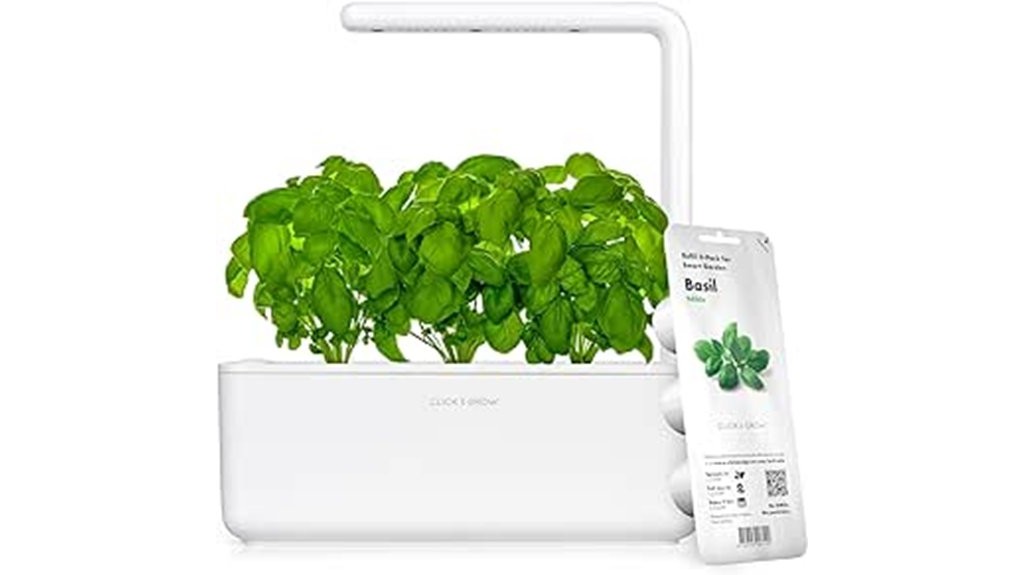 indoor herb garden grow light