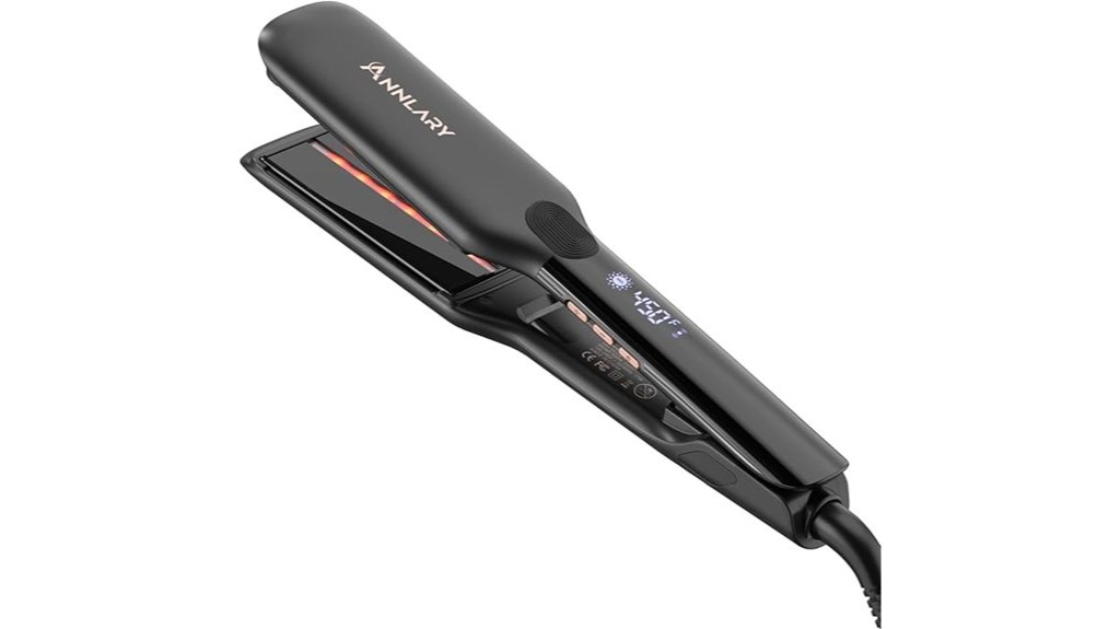 infrared and ionic hair straightener