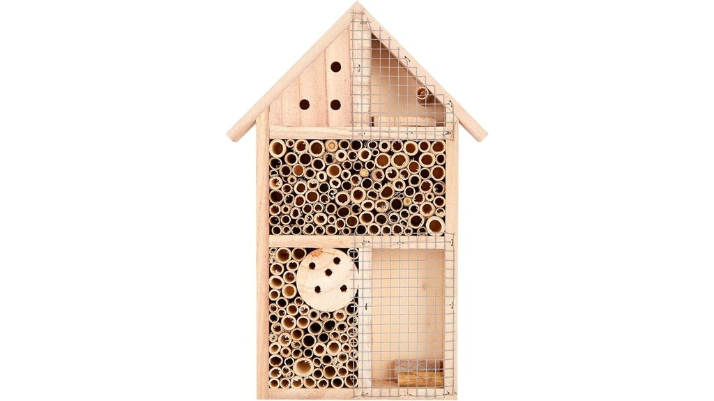 insect hotel for beneficial bugs