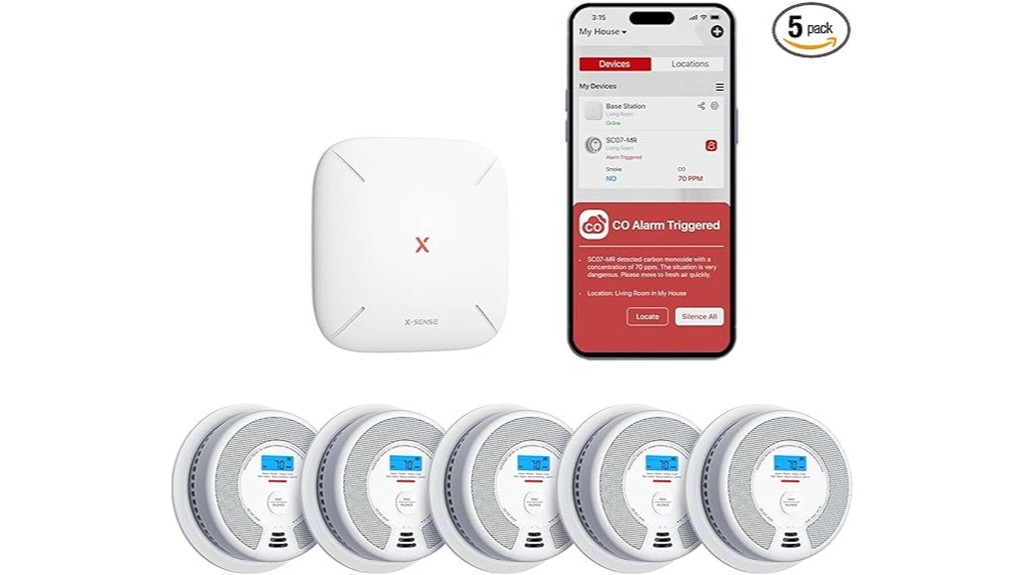 intelligent smoke and carbon monoxide monitor