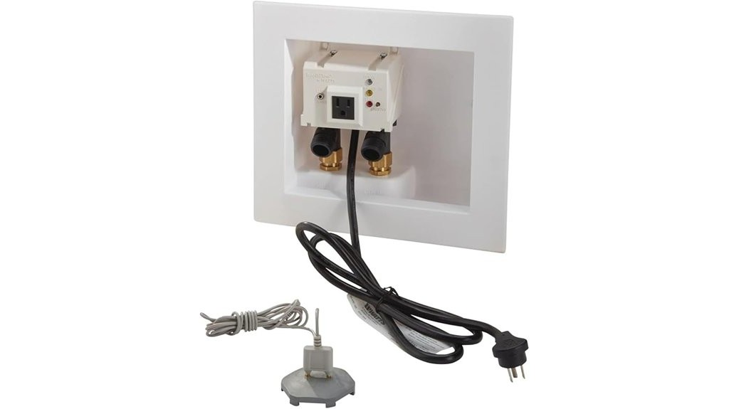 intelligent washing machine water shutoff