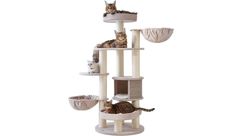 jumbo sized maine coon cat tower