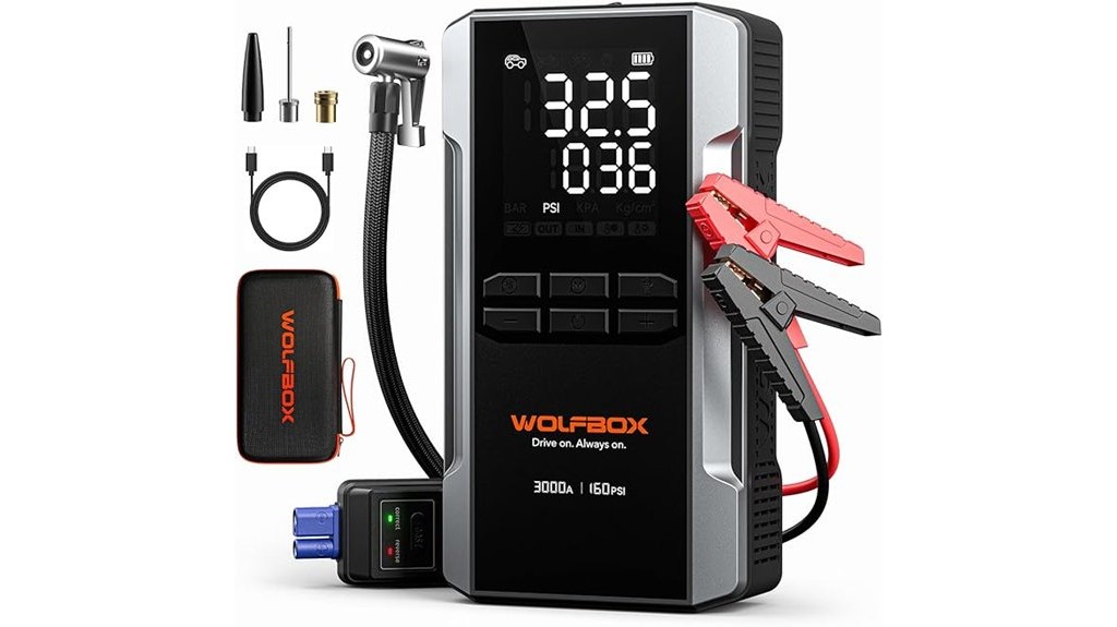 jump starter with air compressor
