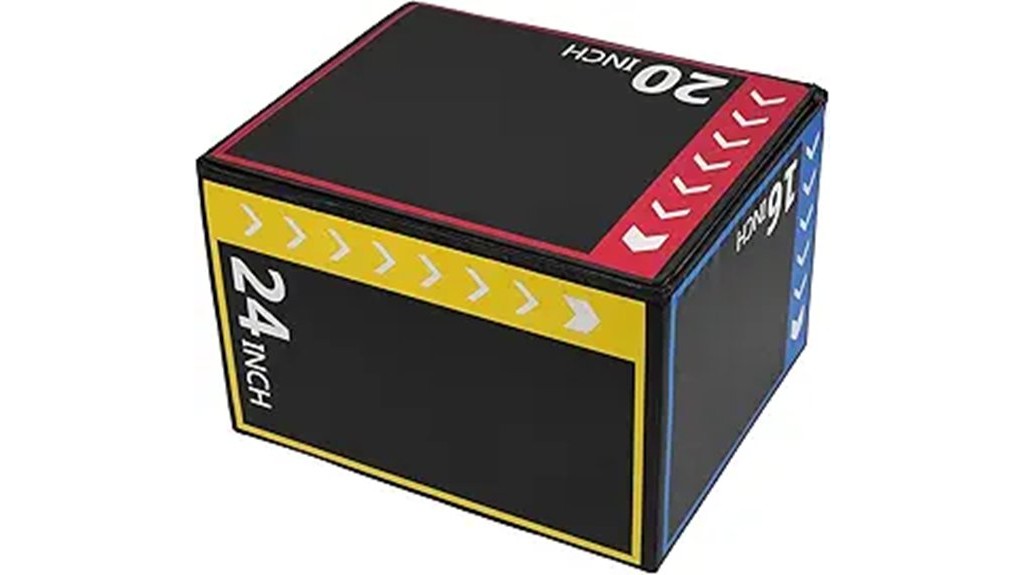 jumping exercise plyo box 24x20x16