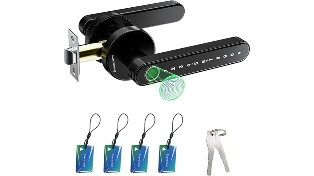 keyless biometric fingerprint door security