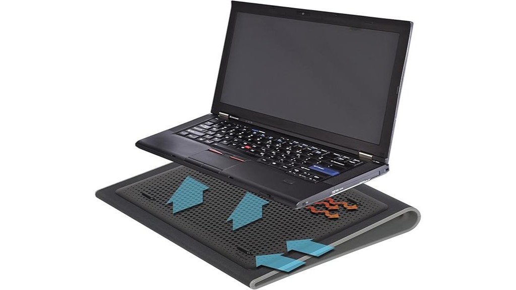 laptop cooling pad with dual fans