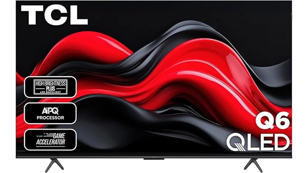 large 4k qled smart tv