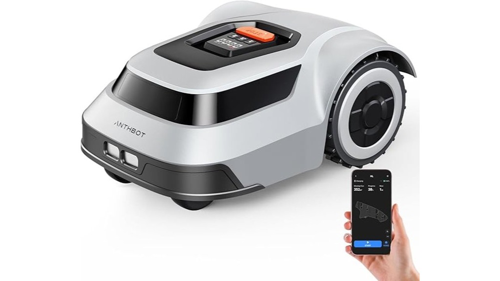 large area robotic lawn mower
