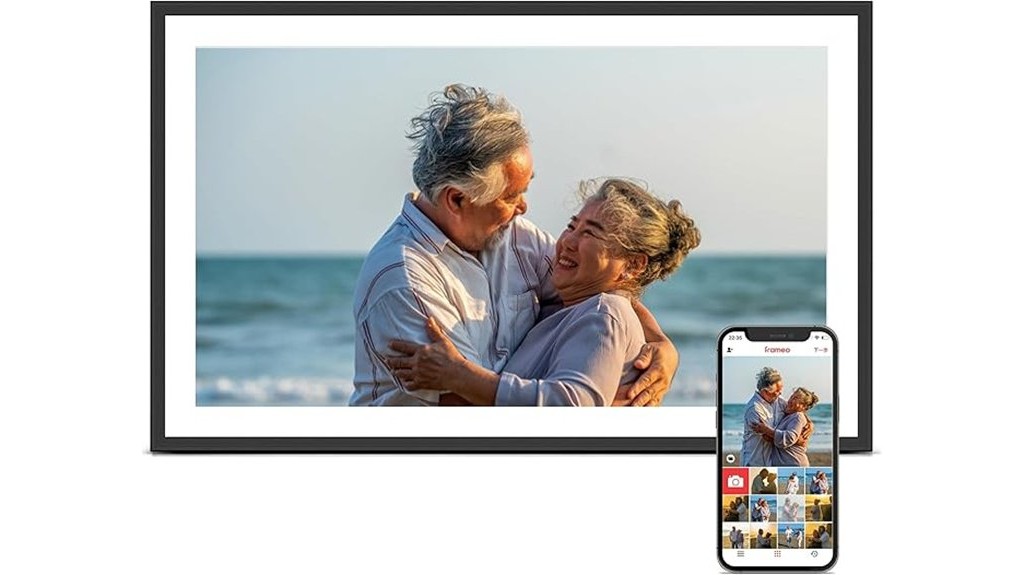 large digital picture frame