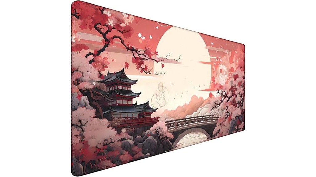 large japanese gaming mousepad