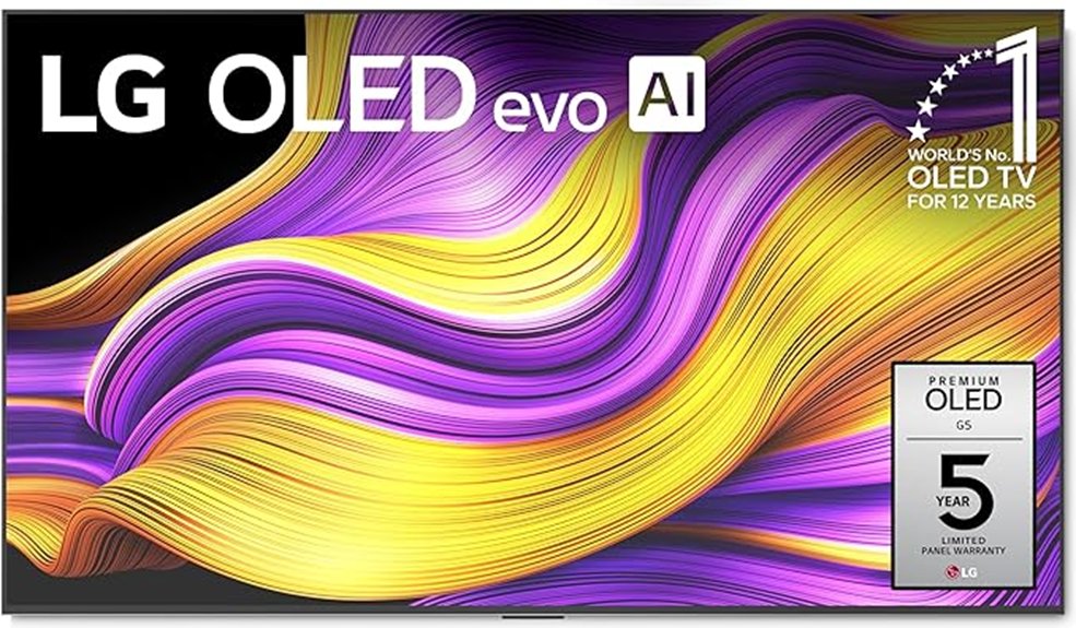 large oled 4k smart television