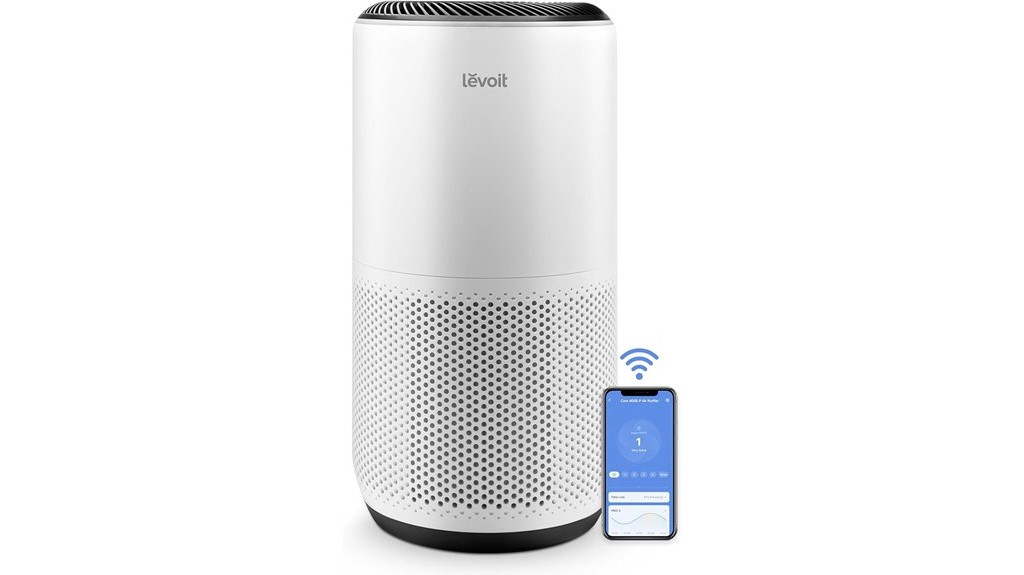 large room air purifier white