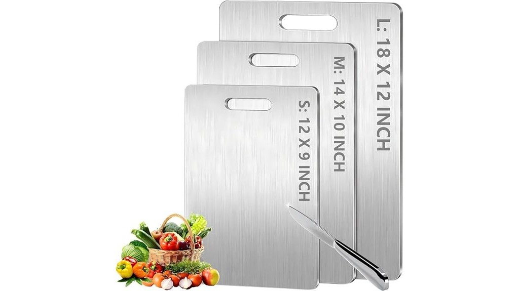 large titanium cutting board