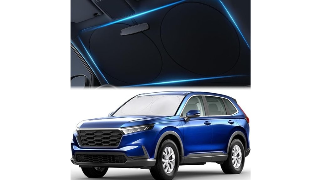 large windshield sun shade