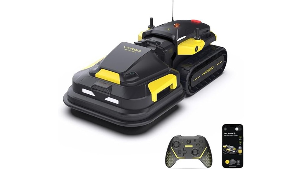large yard automated lawn mower