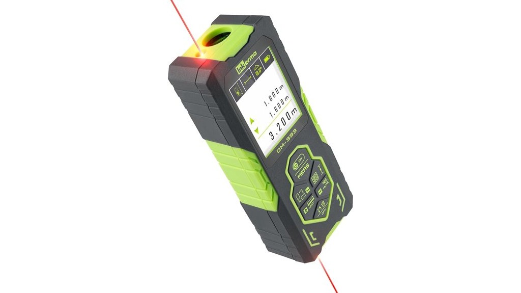 laser distance meter display