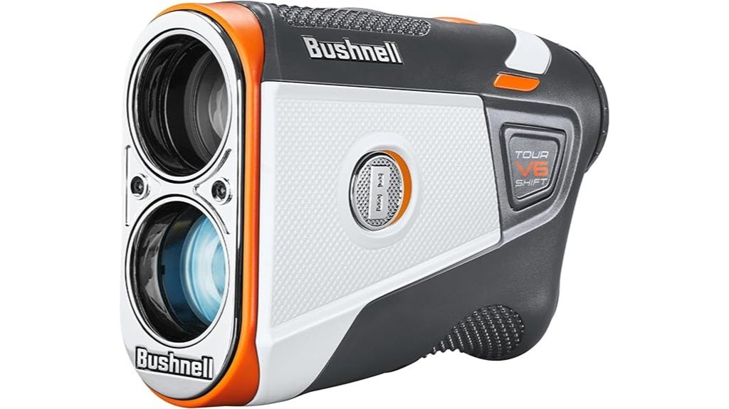 laser golf rangefinder with shift feature