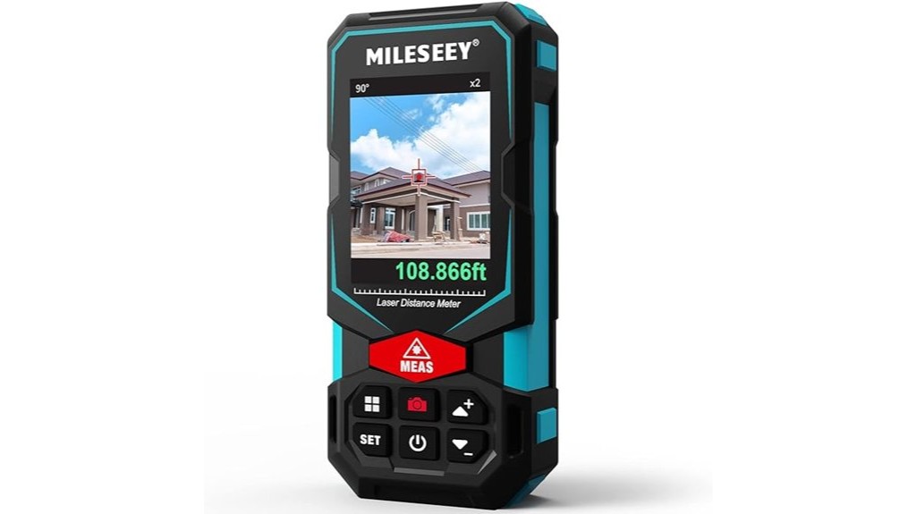 laser measure with camera