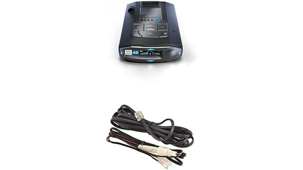 laser radar detector with power cord