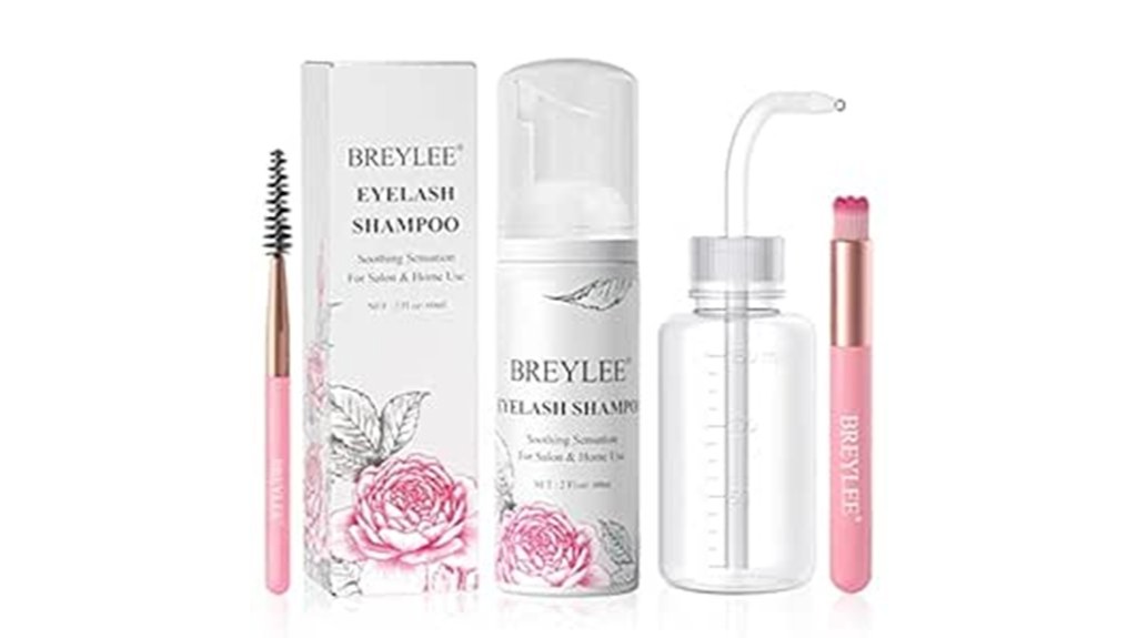 lash extensions shampoo kit components