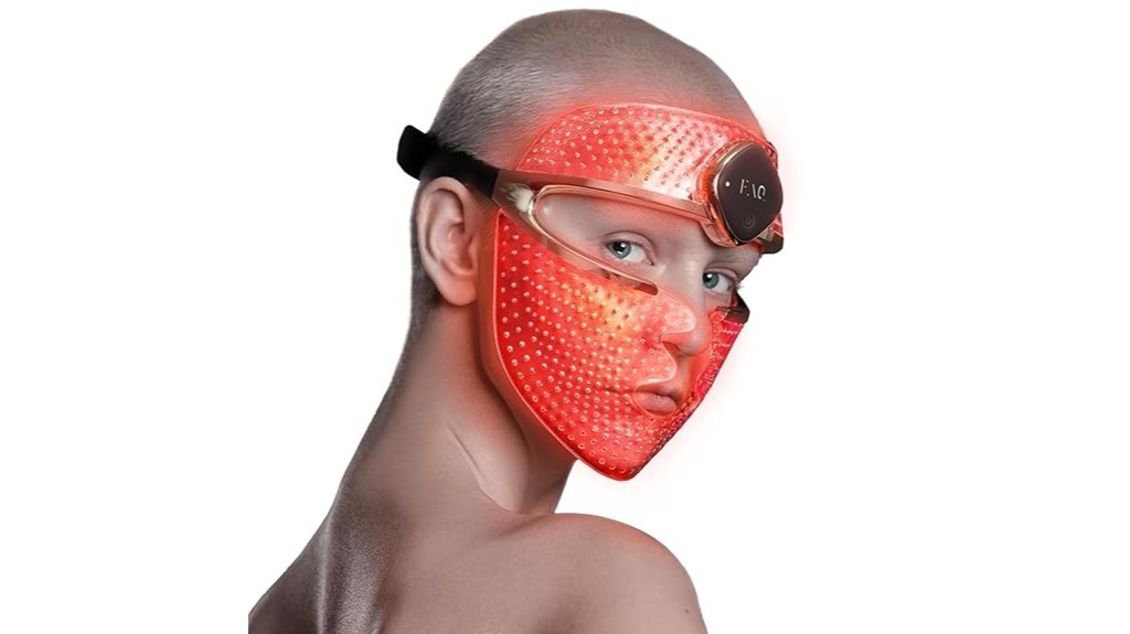 led powered facial covering